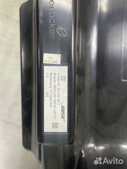 Динамик передний левый bose Ауди А6 С6