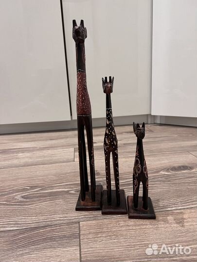 Семья жирафов статуэтки