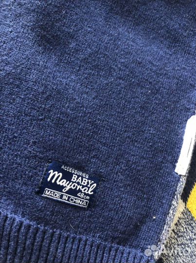 Шапка и шарф mayoral 48 см