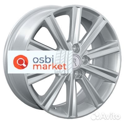 7x17/5x114,3 ET45 D60,1 EM15 Sil (конус, TY001) Ар