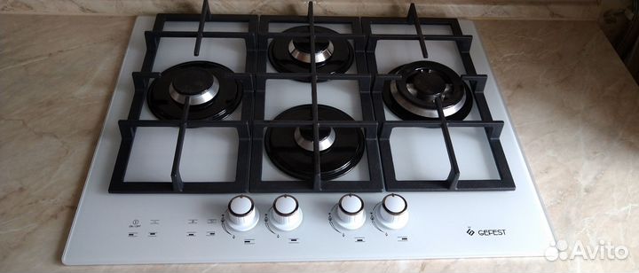 Газовая варочная панель 4 конфорки Gefest