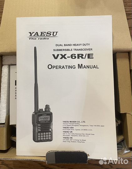 Рация yaesu vx 6r