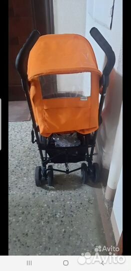 Прогулочная коляска трость бу