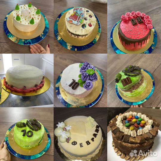 Торты домашние на заказ