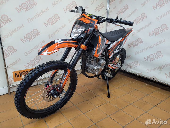 Мотоцикл Кросс Motoland CRF 250 (172FMM) оранжевый