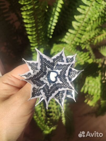 Цветы-резинки ручной работы