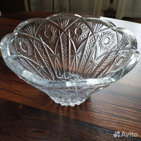 Хрусталь ссср. Салатники, вазы