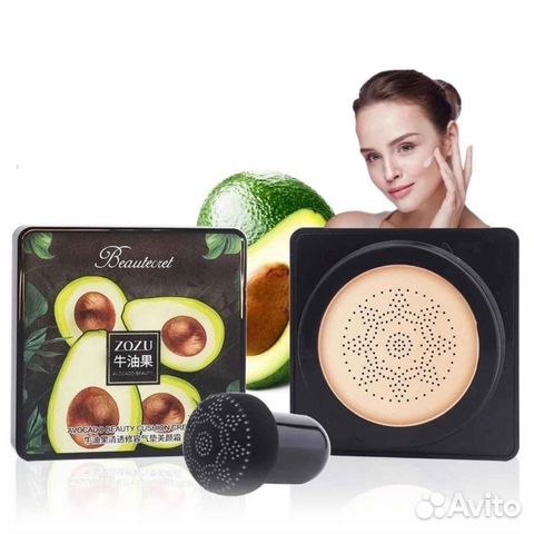 Zozu, Кушон (тональный) крем с экстрактом авокадо