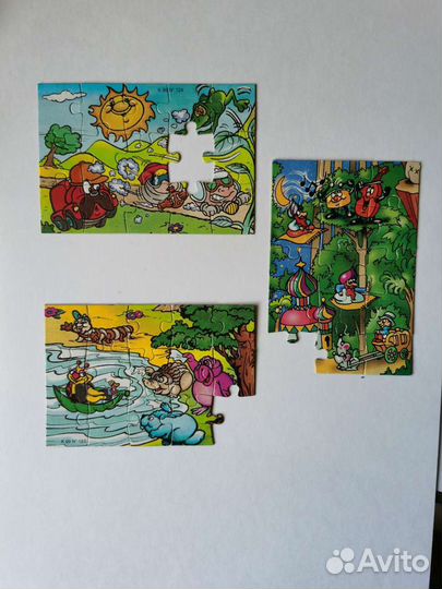 Пазлы из киндер-сюрприз