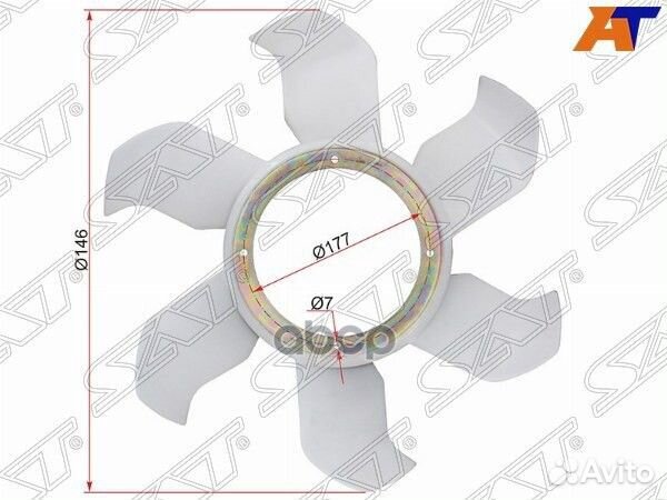 Крыльчатка вентилятора mitsubishi L200 05/paje