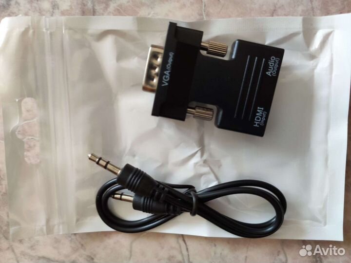 Переходник с hdmi на vga со звуком
