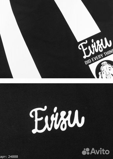 Футболка evisu Чёрная