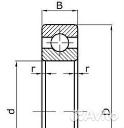 Подшипник гпз 6 - 1000930 л (iso 6930 )