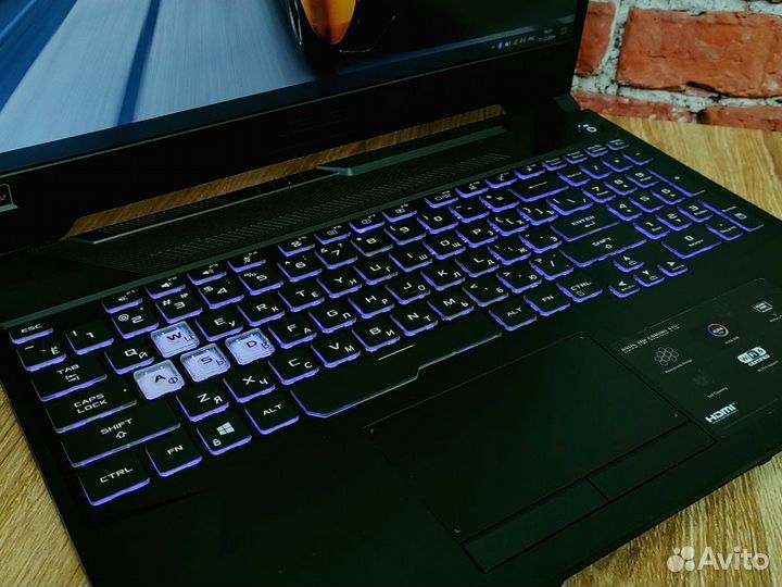 Ноутбук мощный Игровой SSD512 GTX 1650 Asus