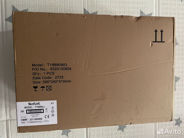 Новый Пылесос Tefal X-Force 11.60 Aqua TY9890WO