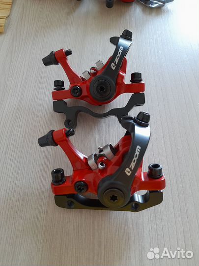 Дисковые тормоза zoom,две подвижные колодки(2шт)