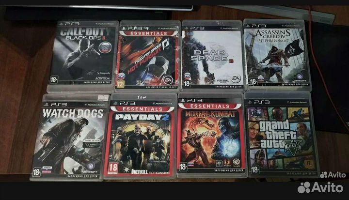 Диски на ps3