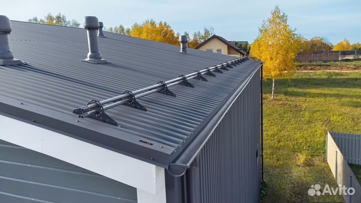 Снегозадержатели T4 40*20 GrandLine (монтаж мо)