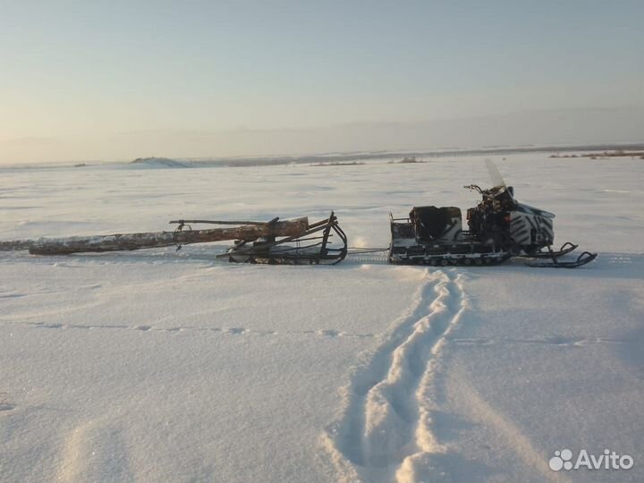 Самодельный снегоход