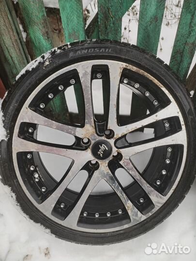 Диски рельсы r 17 с резиной 4/98