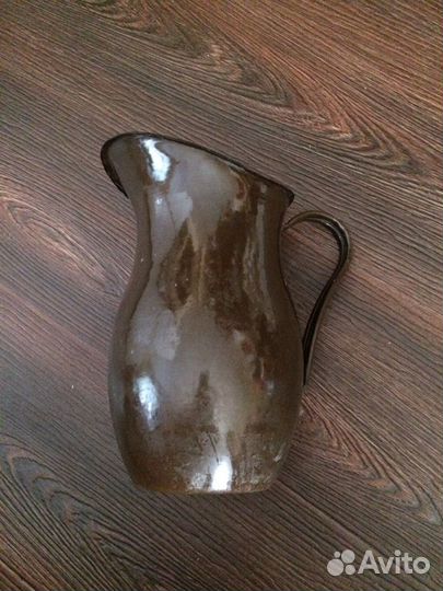 Кувшин СССР металлический эмалированный