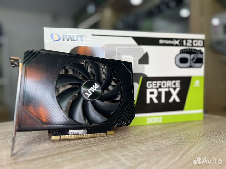 Видеокарта Palit GeForce RTX 3060 StormX 12GB