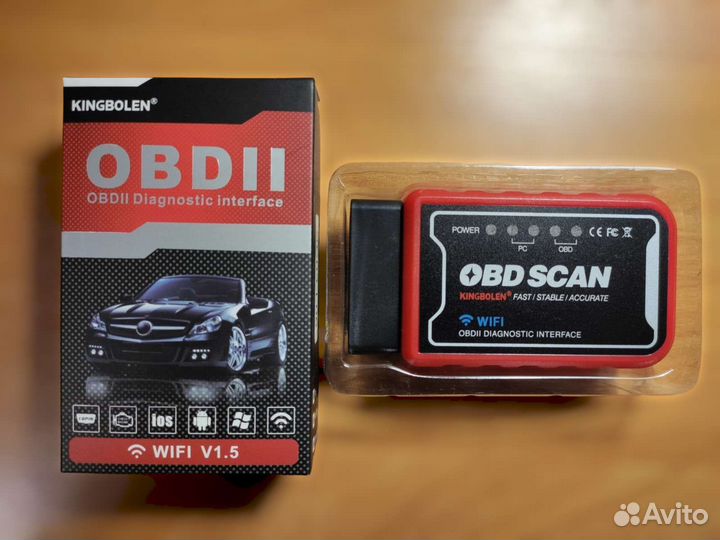 Elm327 obd2 сканер Wi-fi v 1.5