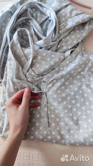 Халат и сорочка в роддом(Новый комплект)