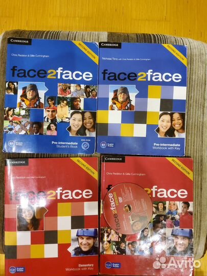 Учебники и тетради английский Fase2fase и др
