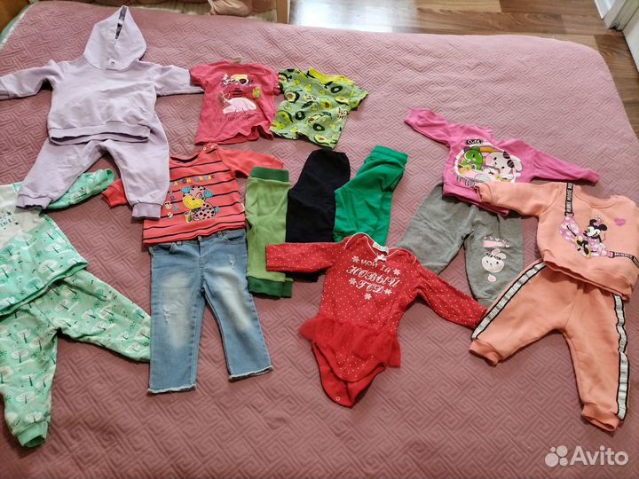 Вещи на девочку от 74-86