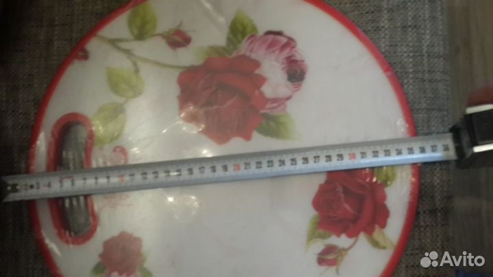 Новая разделочная доска в упаковке, Д35 см