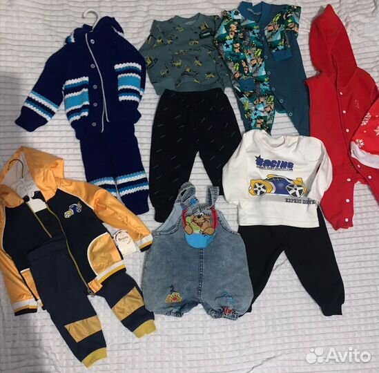 Детские вещи пакетом от 0 до 1 года для мальчика