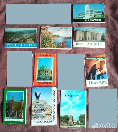 Наборы открыток из домашней коллекции