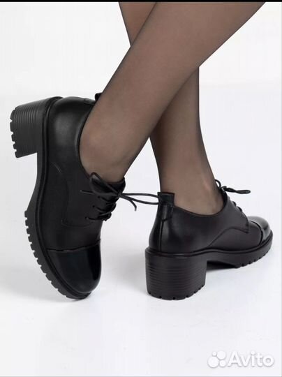 Полуботинки женские 36 размер натуральная кожа
