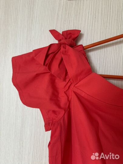 Платье летнее красное Zarina 44