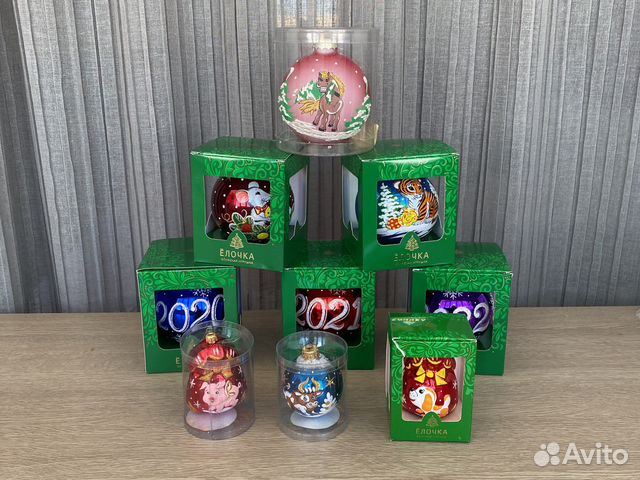 Клинская елочная игрушка стекло новые купить в Самаре | Хобби и отдых ...