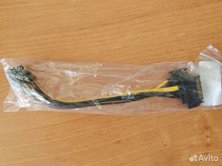 Переходник питания видеокарты 2 SATA to 8 pin