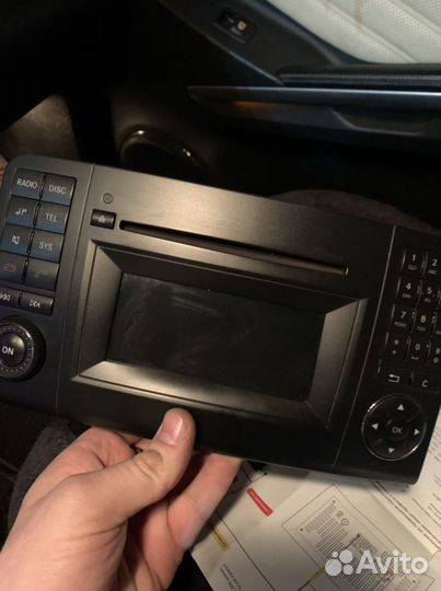 Магнитола штатная мерседес GL X164