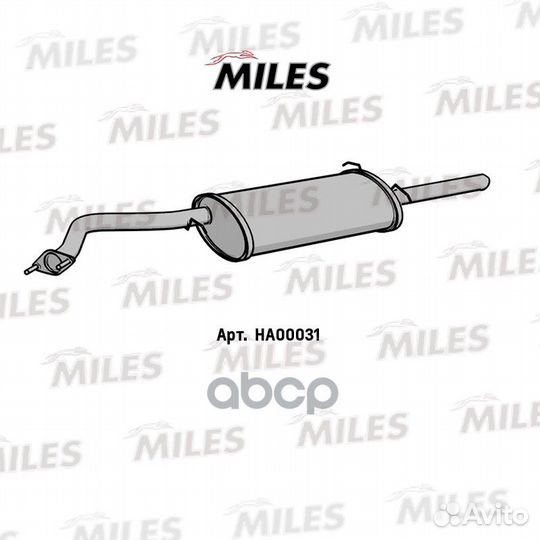 Глушитель chevrolet lanos (седан) 1.4-1.6 97- h