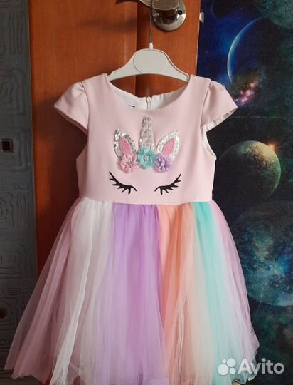 Платье для девочки 104- 110