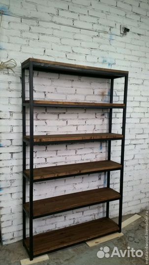 Стелаж в стиле loft