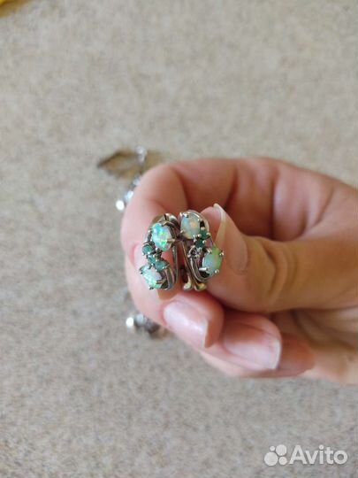 Серьги серебро 925