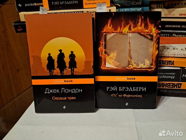 Рэй Бредбери и Дж Лондон 2 книги