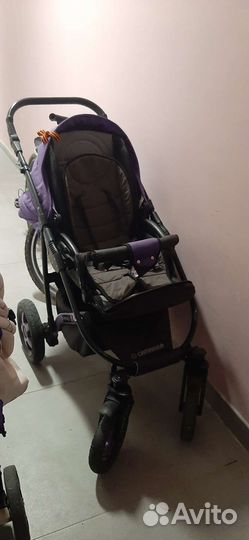 Коляска camarelo 3 в 1 детская коляска