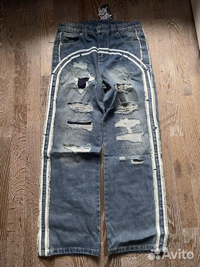 Джинсы как racer worldwide голубые