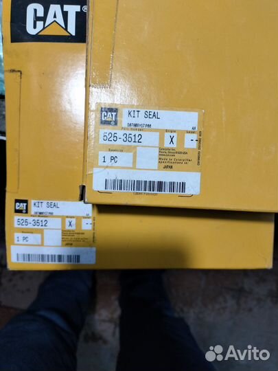 Cat, caterpillar 5253512 уплотнения гидроцилиндра