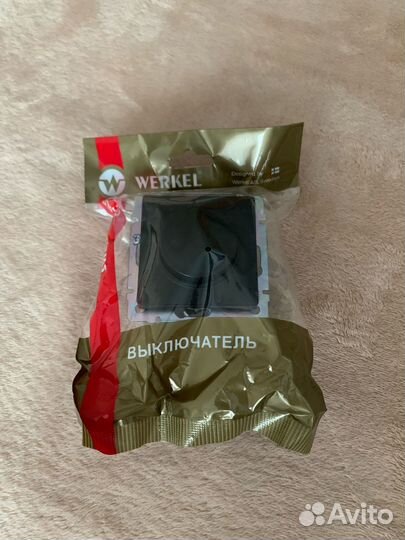 Диммер встраиваемый Werkel 600 Вт цвет черный