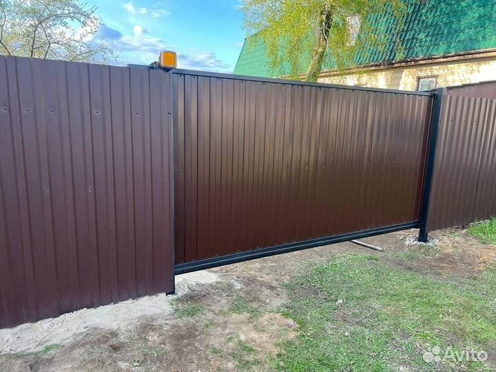 Забор из профлиста