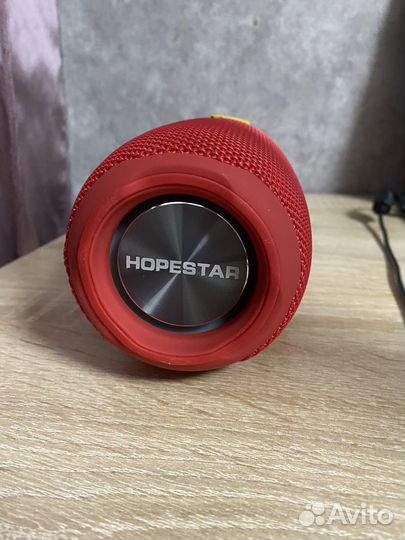 Блютуз колонка hopestar красная