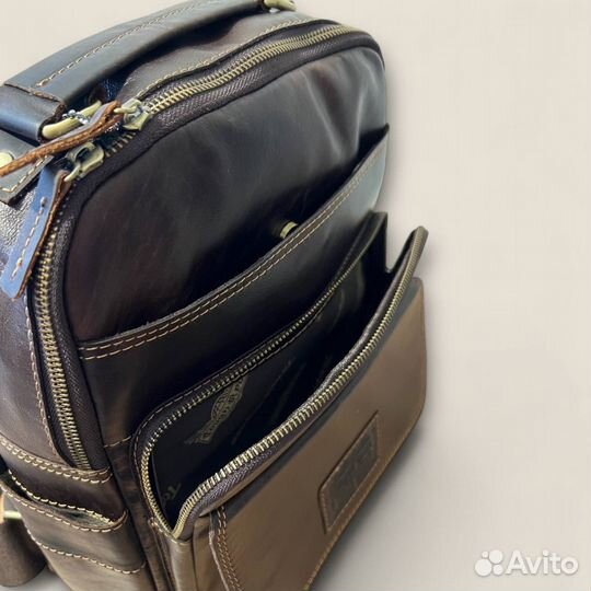 Рюкзак мужской натуральная кожа, новый